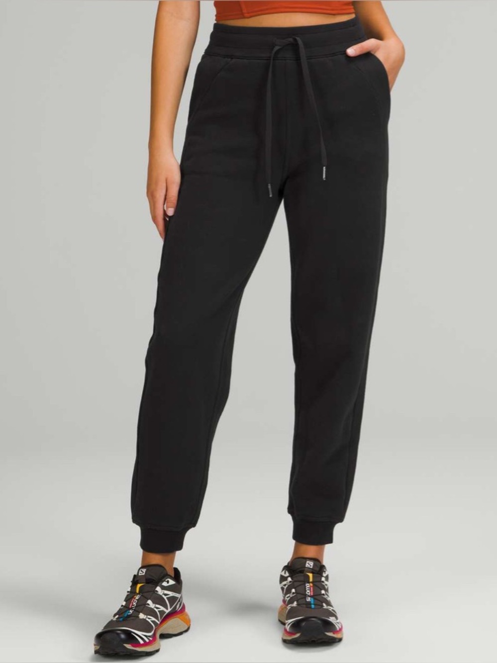 Lululemon Black Scuba Relaxed High-Rise Jogger Size 4